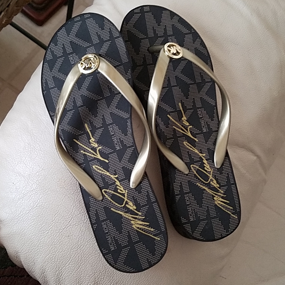 Michael Kors flip flops